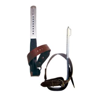 BUCK Contoured Steel Tree Climbers (Spurs) with Foot Straps