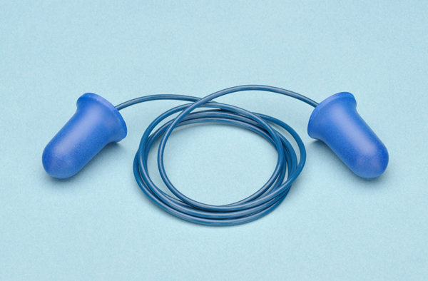 Elvex BLUE(TM) Disposable Foam Ear Plugs